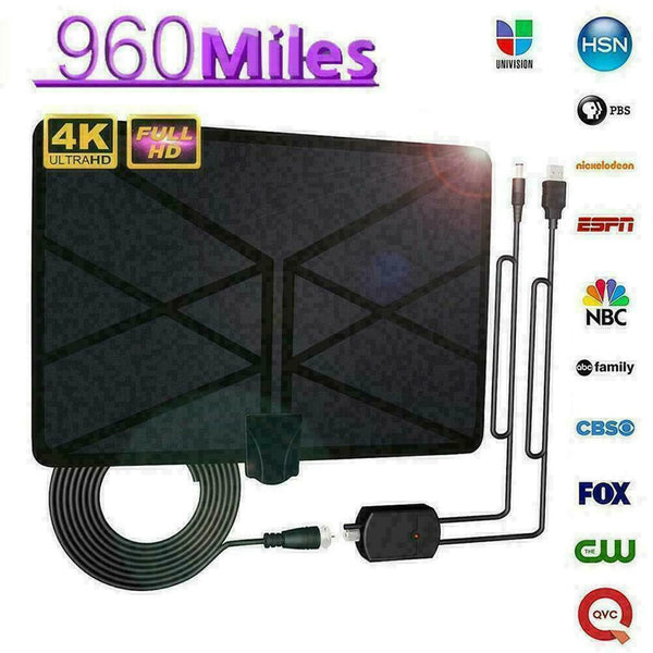 960Mile Range Antenna TV Digital 4K HD Skywire Antena Digital Indoor HDTV F Q9X2