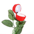 1pc Red Rose Flower Velvet Jewelry Storage Box Engagement Ring Box fiJ uW