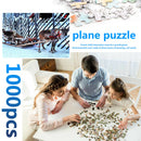 Paper Puzzles Jigsaw 1000pcs Snowfield Deer Educational Assemble DIY Toys
