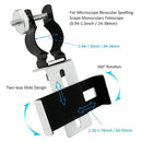 Metal Telescope Cellphone Holder Adjustable Adapter Interface Bracket Clip