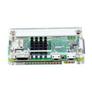 Acrylic Case 4 in 1 Kit for Raspberry Pi Zero W and Pi Zero with Heat Sink T3X9