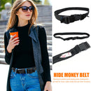 Outdoor Molle Sports Belt Combat Zipper Hidden Money Waistband with Buckle