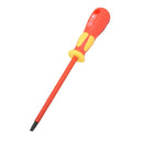 4Pcs Flat Insulated Screwdriver Made Of Steel Material Covered By Plastic