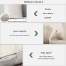 Christmas Pattern Linen Pillowcase Soft Throw Pillow Case Sofa Cushion (7)