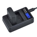Fits for Nikon EN-EL14/ EN-EL14A Camera Battery Charger D3100 D3200 D5100 D5200