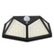 100 LED Solar Power Wall Light Intelligent Light-sensing Control 120 degree