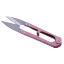 Cross needle Sharp Spring Thrum Yarn Scissors Pink F3T9
