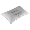 Double Sided Flocking Inflatable Pillow Suede Fabric Cushion Camping Travel