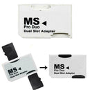 Dual slot Micro SD SDHC TF to MS Memory Stick Adapter For U0Q0 Converter CR V0B5