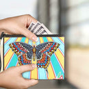 DIY Butterfly Special Shaped Diamond Painting Wristlet Clutch Women Wallet