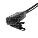 2 Pin 3.5mm D-Shape Earpiece with Mic PTT Earphone for Baofeng Kenwood RadioN1M5