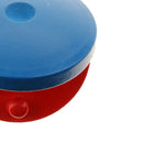 Round Wooden Castanets Clapper Musical Instrument For Kids Baby -Red Blue