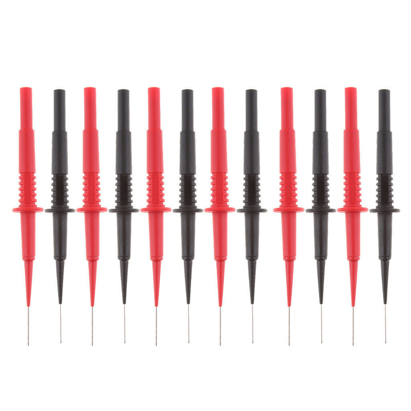 12 Pieces 600V Digital Needle Tipped Tip Multimeter Probes Heavy Duty Test