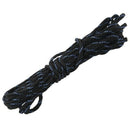 7 Rope Paracord Parachute Rope Resistant Camping Survival Color: Black
