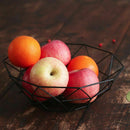 Nordic Style Candy Basket Storage Baskets Iron Fruit Snacks Desktop Bedroom X1S2
