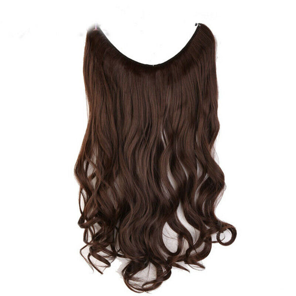 22 Inches Invisible Wire No Clips In Hair Extensions Secret Fish Line Hairp R9Q9