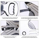 Metric 30M Portable Stainless Steel Shelf Ruler Thick And Durable Hand Cran