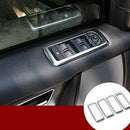 Chrome Car Door Window Switch Lift Button Cover Trim Frame for for Land Rov