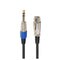 6.35mm 1/4 Inch TRS to XLR Male to Female Cable 3 Pin Female Plug Stereo Mi