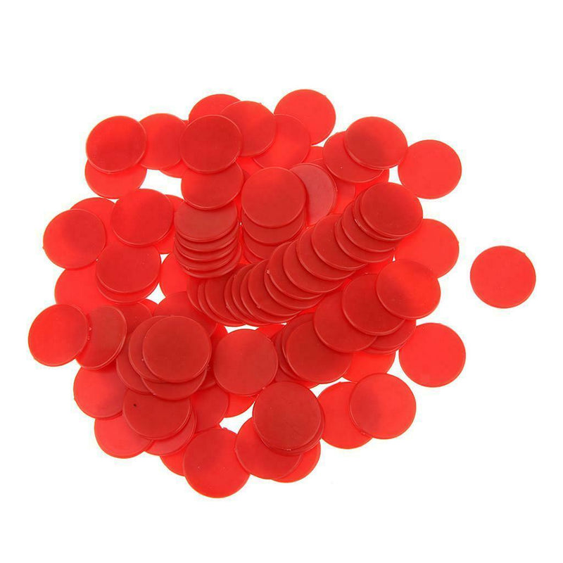 200PCS Opaque Plastic Board Game Counters Numeracy