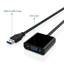 Premium USB 3.0 to VGA Adapter Converter, Full HD External Video Card Multi K2B9