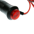 Car Cigarette Lighter Power Cord Socket Plug Switch with Red LED for Universal