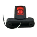 2X Recovery Side Rear Rubber Marker Outline Led Red White Amber Lights Lamp