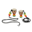 2 Pcs Djembe Pendant African Drum Jewelry Necklace for Children Gift B