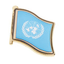 Metal Badges Flag United Nations Souvenir Badge