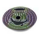 7 Keys Kalimba Coconut Shell Painted Thumb Piano Wood Musical Instrument