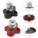 2pcs DC 48V Bus Bar M10 Positive Power Distribution Studs Terminal Blocks
