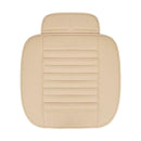Car Seat Cover Summer Breathable PU Leather Cushion Front Chair Pad Beige