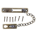 Stainless Steel Door Chain Guard Safety Lock Bolt Swing Bar Home