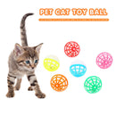 Cat Interactive Pet Playing Hollowed Bell Toys Training Scratch Rattle Ball