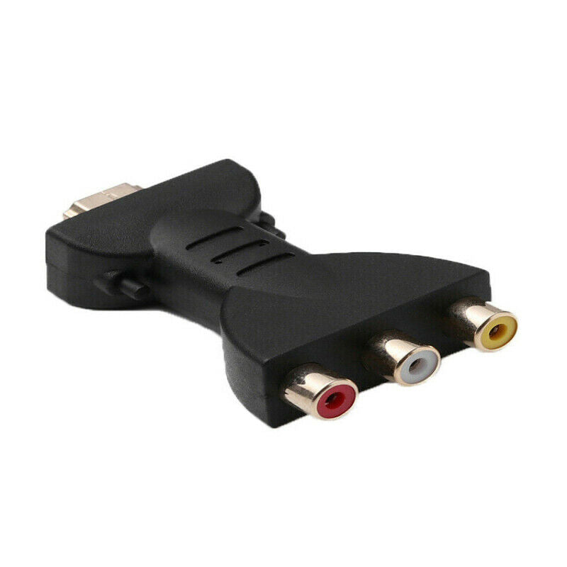 HDMI To 3 RGB RCA Video Audio Adapter AV Component Converter ABS Plug and  HXK