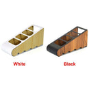 Organizer Four Grid Storage Box Stand Home Desktop Remote Control Holder Wo Y3R7