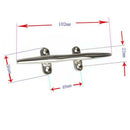 316 Stainless Steel 4 inch Boat Mooring Cleat Slimline Rope Cleat for Dock