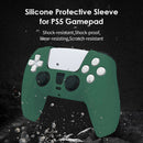 Silicone Dustproof Protective Cover for PS5 Game Controller (Dark Green)