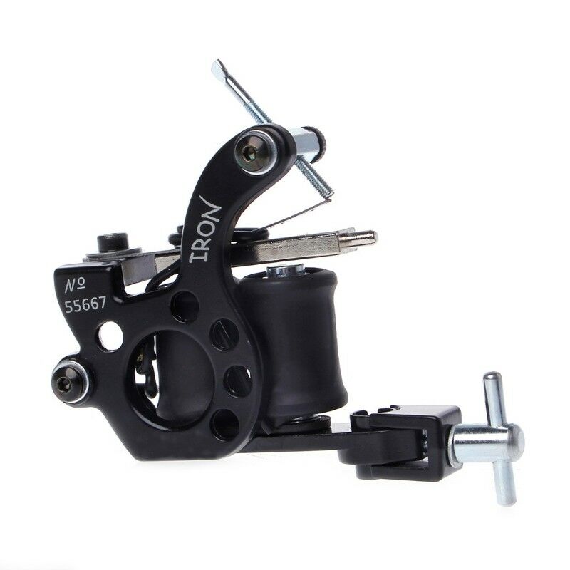 Professional Iron Tattoo Machine Gun 8 Wrap Coil Liner Shader Equipment Tool
