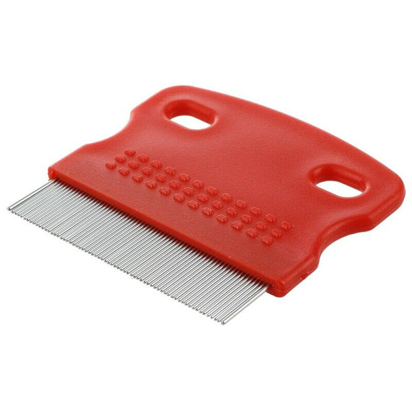 5X(Flea Fine Toothed Clean Comb Pet Cat Dog Hair Brush Soft Protection SteeC6F4)