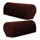 2pcs Premium Elastic Armrest Covers Fits for Most Sofa Arms,Soft Sofa Cover