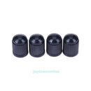 100pcs Plastic Car Truck Bike Tire Tyre Wheel Valve Stems Caps Dust Cover Black