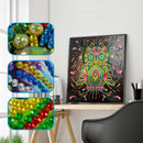 5D Owl Diamond Painting Special Shaped with Basic Tools DIY Rhinestone Arts