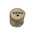 2x Wooden Rustic Wedding Engagements Ring Box Bearer Ring Holder Case Gift G Gw