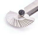 52Pcs 60&50 Degree Metric Screw Thread Pitch Gauge Blade Gage For Measuring T Kw