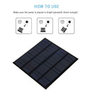 3W 12V 250mA A-Class Polysilicon Solar Power Panel Battery Charger Panel
