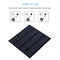 3W 12V 250mA A-Class Polysilicon Solar Power Panel Battery Charger Panel