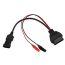 Obd Ii 16P To Fiat 3P Auto Diagnostic Connector Is Suitable For Fiat Cars