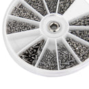 1000Pcs Stainless Steel Bolts With Electronics Hex Nuts Screw Assortment Kit-AU