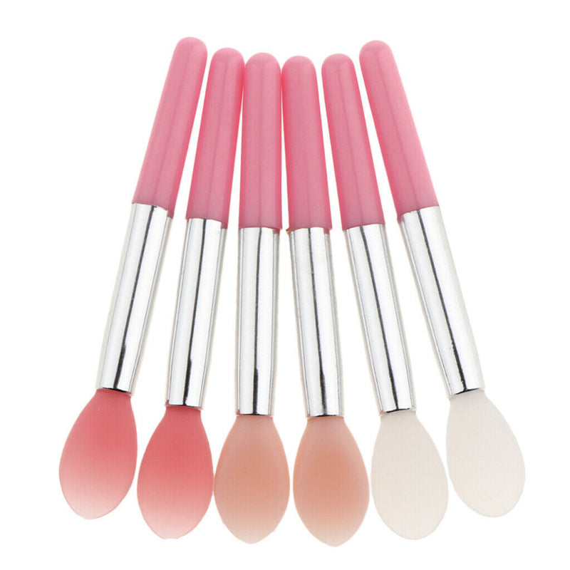 MagiDeal 6x Home DIY Silicone Lip Use Soft Lip Brush Treatment Beauty Makeup